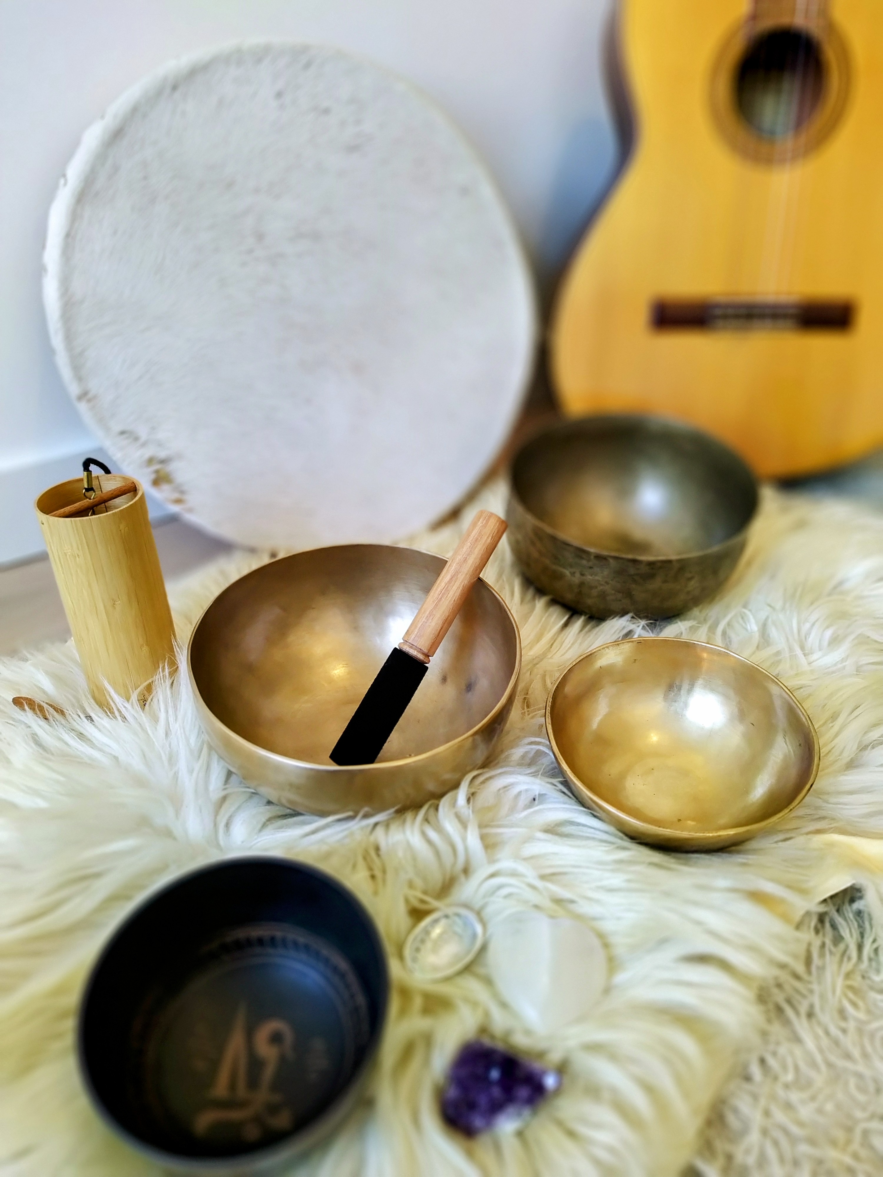 Relaxing sound bath